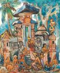  ,  BAM0005 Bali Art Oil Painting