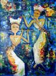  ,  BAM0015 Bali Art Oil Painting