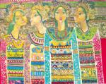 Bali Modern painting on canvas BAM0022
