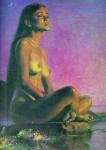  ,  BAN0003 Bali Nude Painting