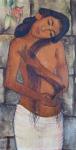 Bali Nude painting on canvas BAN0013