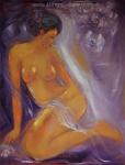 Bali Nude painting on canvas BAN0014