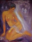  ,  BAN0014 Bali Nude Painting