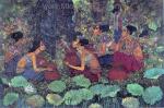  ,  BAT0021 Traditional Balinese Art Painting