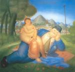  Botero,  BOT0038 Botero Art Reproduction Painting