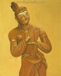  Buddha painting on canvas BUD0020