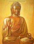  Buddha painting on canvas BUD0026