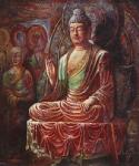  Buddha painting on canvas BUD0035