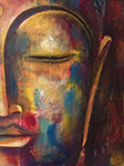  Buddha painting on canvas BUD0044