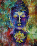  Buddha painting on canvas BUD0053