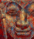  Buddha painting on canvas BUD0055