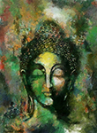  Buddha painting on canvas BUD0057