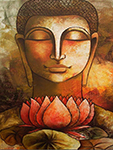  Buddha painting on canvas BUD0072