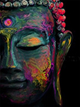  Buddha painting on canvas BUD0074