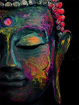  Buddha painting on canvas BUD0074
