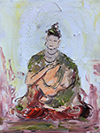  Buddha painting on canvas BUD0100