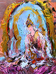  Buddha painting on canvas BUD0101