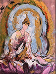  Buddha painting on canvas BUD0103