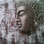  Buddha painting on canvas BUD0110