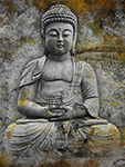  Buddha painting on canvas BUD0117