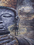  Buddha painting on canvas BUD0120