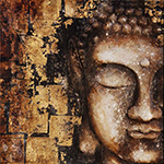  Buddha painting on canvas BUD0128