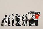    painting on canvas Banksy17