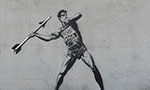    painting on canvas Banksy20