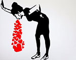    painting on canvas Banksy22