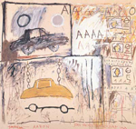Jean-Michel Basquiat replica painting Bas14