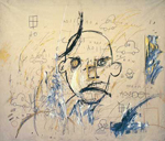 Jean-Michel Basquiat replica painting Bas15