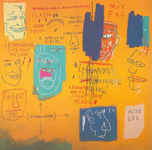 Jean-Michel Basquiat replica painting Bas39