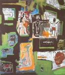  Basquiat, Bas45 JeanMichel Basquiat Reproduction Art Oil Painting
