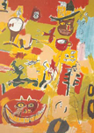  Basquiat, Bas47 JeanMichel Basquiat Reproduction Art Oil Painting