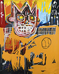  Basquiat, Bas74 JeanMichel Basquiat Reproduction Art Oil Painting