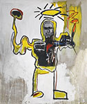 Jean-Michel Basquiat replica painting Bas75