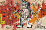 Jean-Michel Basquiat replica painting Bas77