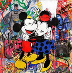 Mr Brainwash replica painting Brain7