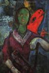  Chagall,  CHA0003 Marc Chagall Reproduction Art Oil Painting