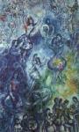  Chagall,  CHA0018 Marc Chagall Reproduction Art Oil Painting