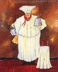 Chefs painting on canvas CHE0003