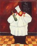 Chefs painting on canvas CHE0007