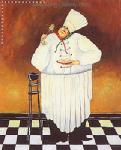 Chefs painting on canvas CHE0008