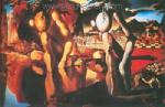  Dali,  DAL0001 Salvador Dali Surrealist Art Reproduction OilonCanvas Painting
