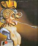  Dali,  DAL0048 Salvador Dali Surrealist Art Reproduction OilonCanvas Painting