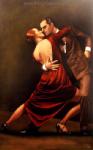  ,  DAN0015 Oil Painting of People Dancing for Sale