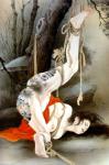 Japanese Erotic Art painting on canvas ERJ0017