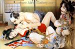 Japanese Erotic Art painting on canvas ERJ0026