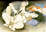 Japanese Erotic Art painting on canvas ERJ0028
