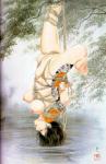 Japanese Erotic Art painting on canvas ERJ0029